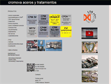 Tablet Screenshot of cromova.es